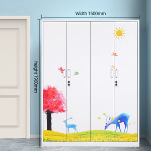 Металлическая Раздвижная Дверь Шкаф для хранения DIY балкон ковчег - Product Image 4