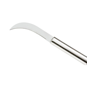 Cuchillo curvo pequeño de acero inoxidable, cuchillo tipo hoz, cuchillo para plátanos, cuchillo para cortar verduras y pelar piñas, cuchillo para frutas - Product Image 5