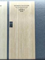 Dalle de pierre frittée en travertin de production Foshan, aspect marbre, pour revêtement mural, avec trou