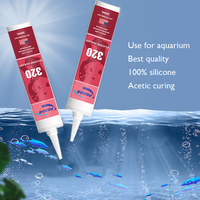 Scellant d'étanchéité pour joints imperméable en gros, mastic transparent à base d'acétate, acide acétique, silicone pour verre, adhésif