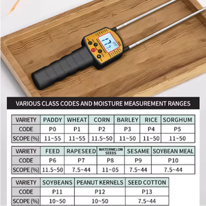 Humidimètre de grain numérique pour la farine de soja et le soja Capteur d'humidité précis pour les mesures d'humidité - Product Image 6