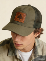 Gorras Trucker de Alta Calidad, Modernas, de Seis Paneles, Transpirables, con Parche de Cuero, Duraderas para Senderismo al Aire Libre, Uso Diario Informal
