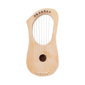 Lyre <span class=keywords><strong>en</strong></span> bois à faire soi-même, peinte à la main, graffiti, assemblage personnel, coloriage, instrument dessiné à la main, <span class=keywords><strong>kit</strong></span> de matériel d'accessoires, ensemble d'artisanat musical - Product Image 2