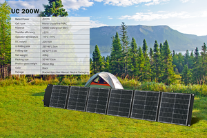 Emergency 240v Smart Lithium Iron Battery Eu Socket Ac <b>Generator</b> Outdoor Portable 1200W Solar Power Station 200W T11 Emergency 2 - Product Image 4