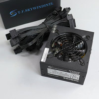 TF SFX PC Güç Kaynağı 300W 400W 500W 600W 650W 700W 750W 80plus Gold Modüler PSU Masaüstü Sunucu Oyun Bilgisayarı Stokta