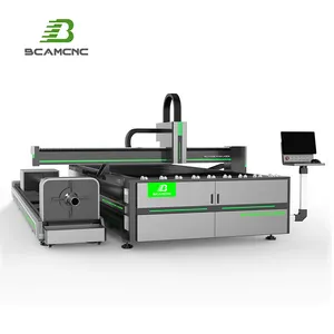 Hot Sale 3015 2000w 2kw Combined Sheet And Tube Metal Laser Cutter Cnc Fiber Laser Cutting Machine