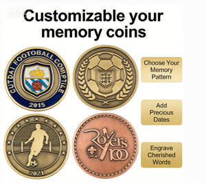 Moneda Coleccionable Vintage Personalizada Barata, Moneda Decorativa de Alta Calidad con Diseño de Águila Esqueleto, Suministro de Fábrica con Diseño <span class=keywords><strong>Gratuito</strong></span> - Product Image 3