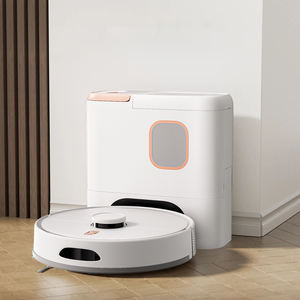 หุ่นยนต์ดูดฝุ่นขนสัตว์เลี้ยงระบบ6000PA ของเสียงรบกวนต่ำพร้อมไม้ถูพื้นอัจฉริยะแบบ2-in-1สำหรับใช้ในครัวเรือน - Product Image 1