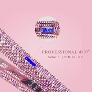 Jadeempress Meilleur Gros Bling Fer Plat Titane Fers 450 Degrés <span class=keywords><strong>Afro</strong></span> <span class=keywords><strong>Cheveux</strong></span> Défrisants/ - Product Image 4
