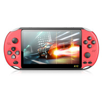 X12 Consoles de jeu de lecteur vidéo de jeu rétro portable avec double bascule intégrée 10000 + jeux prenant en charge la carte TF