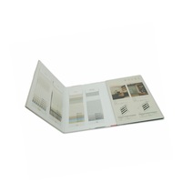 Boîte de collection d'échantillons de stores enrouleurs modernes haut de gamme avec dossier de présentation élégant pour échantillons textiles en papier offset et kraft