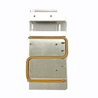 Radiateur de refroidissement OEM personnalisé en aluminium à ailettes, avec tube en cuivre extrudé, pour système de refroidissement