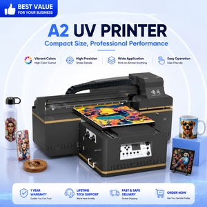 Industrial 4060 UV Flatbed Printer Size 3D Emboss Varnish Machine Dual I1600 Heads for Bottle Phone Case <b>Acrylic</b> Metal Wood Prof - Product Image 1