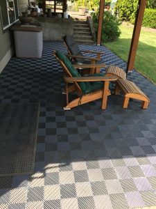 Professional Modular <b>Plastic</b> Garage <b>Flooring</b> With Anti Slip Drain Grids for Car Service Centers - Product Image 1