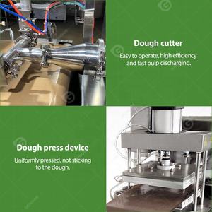 Tortilla mexicaine à pain Lavash Machine de fabrication entièrement automatique Taco pour faire 30cm Tortilla pour <span class=keywords><strong>burritos</strong></span> - Product Image 5