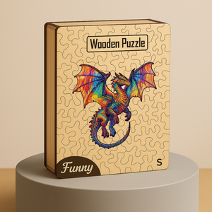 Hoa động vật Rồng bằng gỗ ghép hình câu đố 200pcs sinh thái thân thiện vui vẻ não thư giãn Món quà sáng tạo gia đình bạn bè - Product Image 5