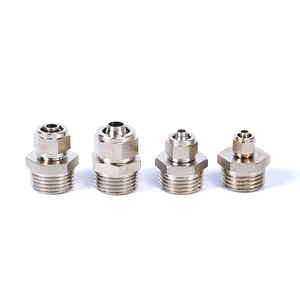 Pièces pneumatiques, raccord rapide, filetage externe, modèles traversants, PC8-01 6-01 4-M5 10-01 PC10-02 KLC8-02 - Product Image 3