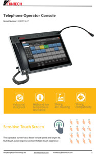 Salle de contrôle téléphone VoIP opérateur de téléphone Console opérateur poste de travail pour Tunnel, autoroute, métro - Product Image 6