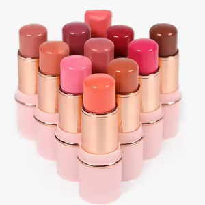 Bâton de fard à joues végétalien étanche de marque privée maquillage professionnel bâton de contour de fard à joues rose noir blanc - Product Image 2