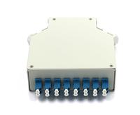 Boîtier de terminaison de fibre optique à 12 ports OM3 LC Duplex sur rail DIN, boîte de distribution de fibre