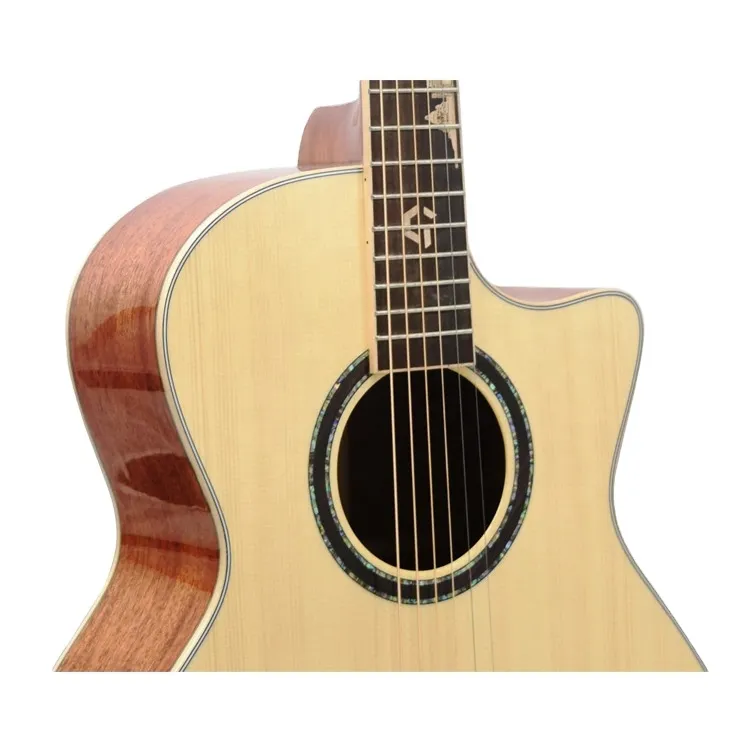 Geake G-500AC 40 "インチトップソリッド高品質アコースティックギター工場価格