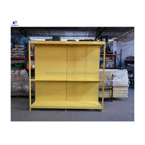 الليمون الأصفر اللون أستراليا نمط مستودع رف تخزين معادن الصناعية أنواع الملفات الصلب رف للأحمال الشاقة رفوف - Product Image 1