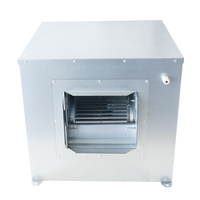 Ventilateur centrifuge en acier inoxydable, souffleur d'air, boîte à air, 220V, cube, unité d'extraction de ventilation de toit pour hôtel commercial, 7/7 250W