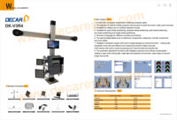Mesin pelurusan empat roda 3D, dengan Jeben Amerika sysysyem & kamera Sony, mesin pelurusan roda canggih DK-V3R4