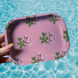 Accesorios para Fumar para Chicas, Color Rosa, Personalizados al por Mayor, Lindos, Kit de Bandeja para Liar con Sublimación, Bandeja Metálica para Hierbas, Juego de Bandejas para Liar Lisas en Existencia - Product Image 4