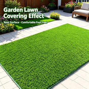 <span class=keywords><strong>Gazon</strong></span> artificiel vert de 10 mm, fabriqué en Chine, tapis <span class=keywords><strong>synthétique</strong></span> pour la décoration de la maison, du jardin et de l'aménagement paysager. - Product Image 3