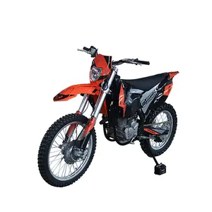 고급 젊은 디자인 레트로 오토바이 레이싱 250cc 가스 오토바이 도로 법적 먼지 자전거 125cc