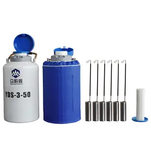 중국 알루미늄 Dewar 액체 15 질소 Dewar 보존 용기 액체 인공 수정을위한 액체 질소 용기