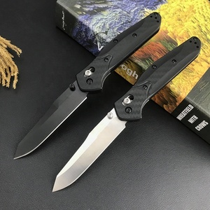 BM940 Osborne กลางแจ้งเครื่องมือกู้ภัย D2เหล็กใบมีดกระเป๋ามีดไนล่อนแก้วมีดแคมป์พับได้ - Product Image 6
