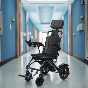 Fauteuil roulant électrique fiable avec frein électromagnétique et support dorsal électrique - Product Image 2