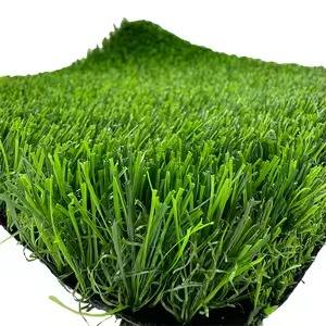 Gazon artificiel de style printanier avec mélange de trois couleurs, lames d'herbe droites de 4 cm - Product Image 3