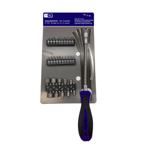 31PC <b>Screwdriver</b> <b>Set</b> 1/4 In Socket <b>Bits</b> Kit With Flexible Shaft And Soft Case - Product Image 5