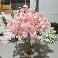 Décoration pour la maison, l'hôtel et le restaurant, plante artificielle, fleurs de cerisier artificielles, arbres de cerisier artificiels