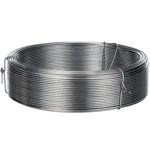 Alambre de encuadernación galvanizado recubierto/Hierro galvanizado en caliente Pvc Embalaje Corte Cable de alambre de acero galvanizado 6mm 7 Mm Q1 95