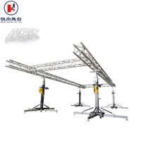 Torre de elevación de truss tipo manivela para altavoces line array y estructuras de iluminación, similar a Icon Line Array Speaker Crank Stand Lighting Truss Lift