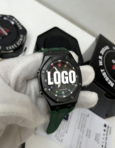 Reloj Cuadrado de Lujo, Estilo Deportivo y Ejecutivo, Movimiento de Cuarzo Vintage, Caja de Aleación, Correa de Silicona, Indicador de Día/Fecha, Elegante y Moderno - Product Image 1