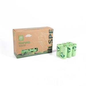 Sacs à déjections canines de luxe écologiques en gros, durables, compostables, jetables, 20 rouleaux, parfum fruité, logo et couleur personnalisés - Product Image 2