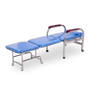Tıbbi ekipman yüksek kalite çelik boru katlanabilir eşlik sandalye - Product Image 5