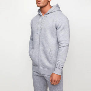 Abiti sportivi in cotone Slim Fit personalizzati per uomo Pullover con cappuccio e pantaloni della tuta per ginnastica invernale - Product Image 4