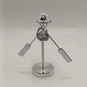 <span class=keywords><strong>Adorno</strong></span> de Equilibrio de Arte Moderno <span class=keywords><strong>para</strong></span> Decoración del Hogar u Oficina, Péndulo, <span class=keywords><strong>Cuna</strong></span> de Newton, Figura de Pescador, Hombre Equilibrista, Decoración de Escritorio - Product Image 1