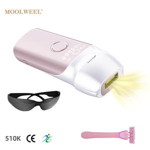 เครื่องกำจัดขน IPL รุ่น Moolweel T013C แบบมือถือ พร้อมไฟ LED บำรุงผิว ลดเลือนริ้วรอย ระบบทำความเย็นด้วยน้ำแข็ง อุปกรณ์เลเซอร์พกพาสำหรับกำจัดขนตามร่างกายและใต้วงแขน - Product Image 1