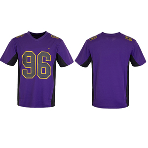 Camiseta de Fútbol Americano Transpirable y Cómoda, 100% Poliéster, Ecológica, con Estampado por Sublimación, Impresión de Logotipo Personalizado, Gran Venta - Product Image 1