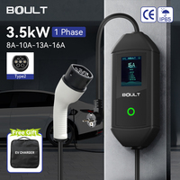 Cargador EV portátil Corriente/Tiempo de carga Estación de carga EV de uso doméstico ajustable