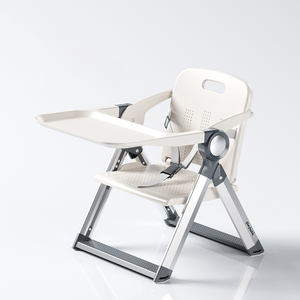 كراسي طعام عالية حديثة من بلاي كيدز، كرسي تغذية + كرسي أطفال + مكتب، كراسي عالية محمولة وعصرية - Product Image 6