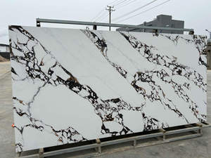 Carreaux de sol en marbre au design moderne Dalles intérieures grand format 1600*3200*12MM Carreaux de pierre frittée violet mat - Product Image 6