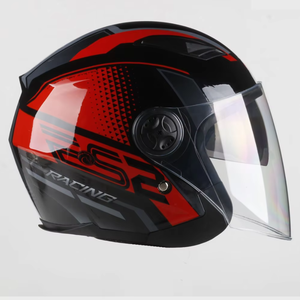 Four Seasonsレーシングヘルメット新作オートバイヘルメットオープンフェイスヘルメットカバー - Product Image 4
